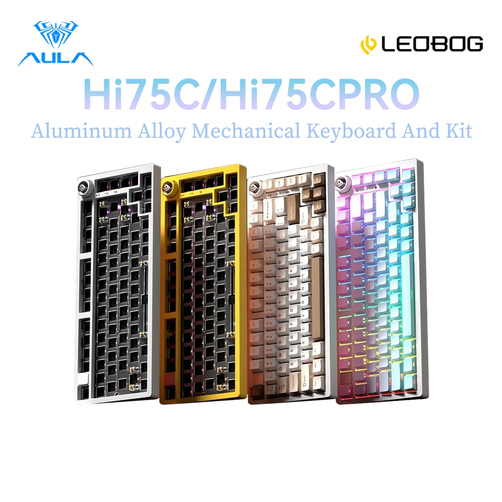 AULA LEOBOG Hi75C PRO Bàn phím cơ tùy chỉnh 81 phím Bàn phím chơi game ...