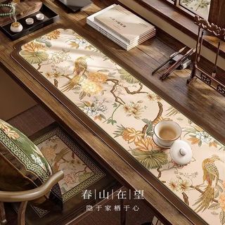 Bộ thảm trà phong cách Trung Quốc mới, thảm bàn thoát nước bùn tảo cát, thấm nước