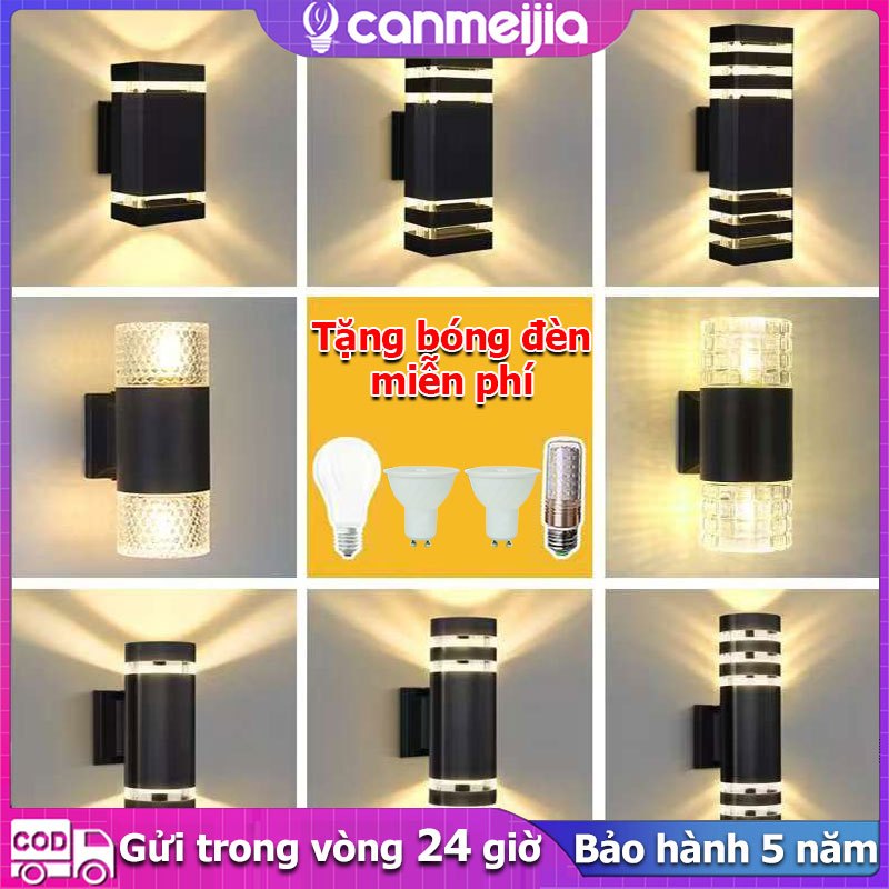 [Mua 1 Tặng 2] Đèn tường LED ngoài trời IP68 chống nước phong cách Bắc Âu CANMEIJIA – trang trí sân vườn, hành lang, ban công