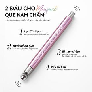 Xì gà nam châm lớn lạ mắt mắt mèo keo đặc biệt đậm siêu mạnh hình trụ nam châm cửa hàng móng tay chuyên nghiệp