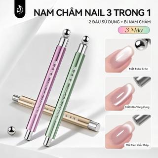 Xì gà nam châm lớn lạ mắt mắt mèo keo đặc biệt đậm siêu mạnh hình trụ nam châm cửa hàng móng tay chuyên nghiệp