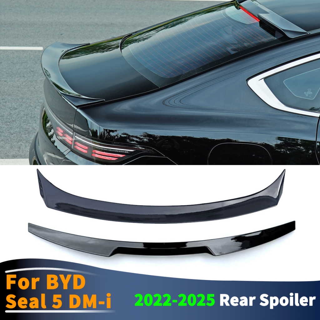 Dành Cho BYD Seal 5 DM-i 2022 2023 2024 2025 Cánh Xẻ Tà Phía Sau Cánh Làm Sạch Không Khí Boot Môi Sửa Đổi Phần Cơ Thể Bộ Điều Chỉnh Phụ Kiện