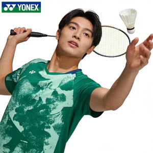 Áo thi đấu khô nhanh YONEX tay ngắn, áo thun thoáng khí quần vợt nam nữ