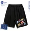 Quần short trắng trẻ em NASA - Mẫu mới 2026 mùa hè với họa tiết xe ô tô hoạt hình, chất liệu thoải mái cho bé trai và bé gái
