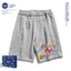 Quần short trắng trẻ em NASA - Mẫu mới 2026 mùa hè với họa tiết xe ô tô hoạt hình, chất liệu thoải mái cho bé trai và bé gái