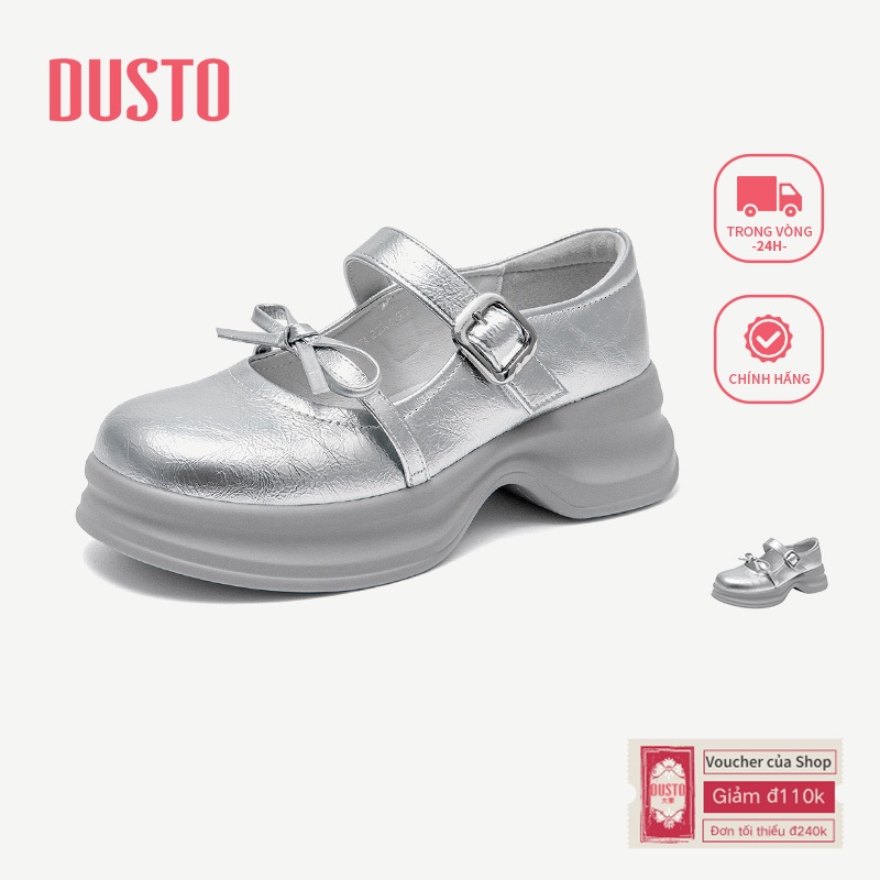 DUSTO Mary Jane Nữ Mùa Xuân Mỏng Đế Dày Giày Nữ 2026 60307 DW26C1147A