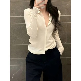 Ve Áo Len Đơn Lông Dệt Kim Cardigan Nữ Đầu Xuân Phong Cách Mới Thường Ngày Đơn Giản Dài Tay Top Nữ