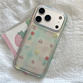 Ốp điện thoại iPhone 17 Pro max 16 Pro max Tulip Rabbit họa tiết TPU materia IMD