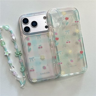 Ốp điện thoại iPhone 17 Pro max 16 Pro max Tulip Rabbit họa tiết TPU materia IMD