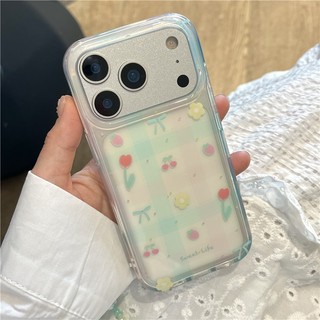 Ốp điện thoại iPhone 17 Pro max 16 Pro max Tulip Rabbit họa tiết TPU materia IMD
