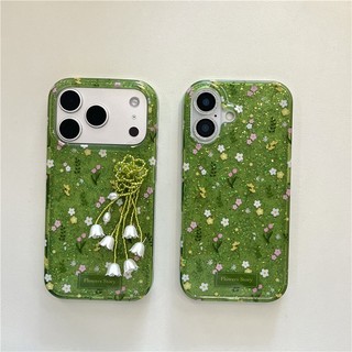 IPhone 17 Pro max 15 Pro Viền họa tiết in hoa chất liệu TPU Vỏ điện thoại xử lý IMD