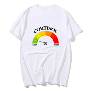 Retro Ngộ Nghĩnh Áo Sơ Mi Tay Ngắn Nam/Nữ, 100% Cotton Giúp Giảm Cortisol