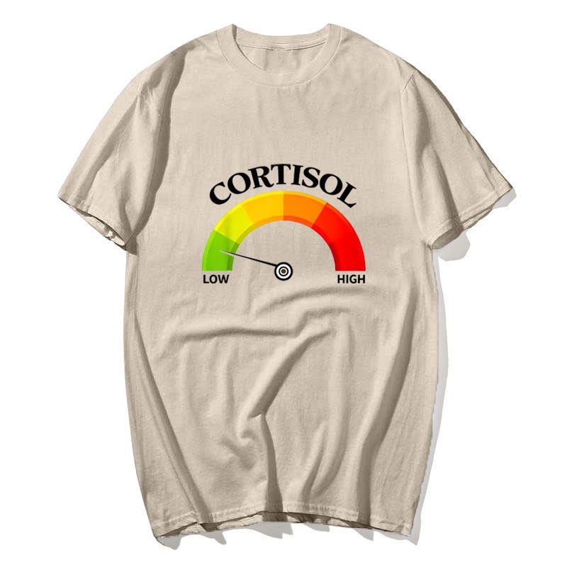 Retro Ngộ Nghĩnh Áo Sơ Mi Tay Ngắn Nam/Nữ, 100% Cotton Giúp Giảm Cortisol
