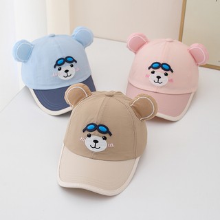 Mũ khô nhanh mùa hè cho trẻ em Mũ bóng chày cho bé trai và bé gái có họa tiết hoạt hình Thích hợp cho bé 3-8 tuổi