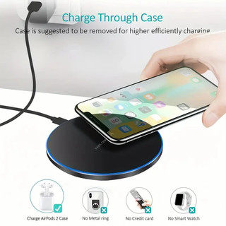 Bộ sạc không dây 60W cho điện thoại 17 16 15 X Pro Max Bộ sạc nhanh cảm ứng Dock Station cho Android IOS