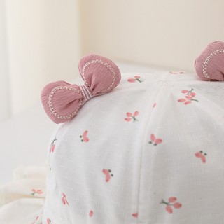 Mũ giải trí trẻ em cho bé trai và bé gái Mũ xô có hoa văn nhỏ Thích hợp cho bé 6-24 tháng tuổi
