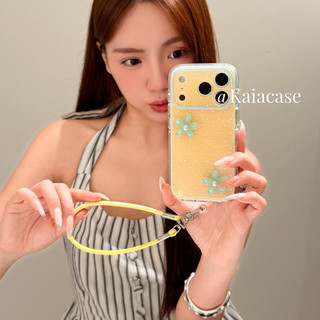 Ốp điện thoại bảo vệ toàn ống kính Ins Candy Color Wave Point Hàn Quốc cho iPhone 17Promax 17Pro 15 16 Promax Vỏ hai lớp imd Sweet Girly