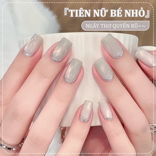 Miss Gooey Mới Hoa Hồng Trắng Mèo Mắt Gel Sơn Móng Tay Mùa Thu Đông 2026 Làm Sáng Tinh Tế Satin Thủy Tinh Hạt Mắt Mèo
