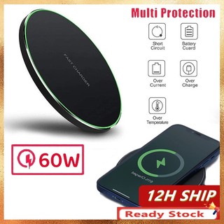 Đế sạc không dây 60W cho điện thoại 17 16 15 14 13 Bộ sạc điện thoại Cảm ứng Đế sạc nhanh