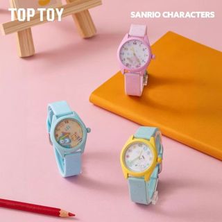 ZW [Chính hãng] TOPTOY Sanrio MyRoom Joint Watch MyRoom Box Chơi hợp thời trang Đồng hồ nữ HelloKitty