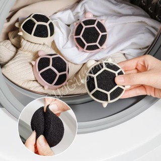 Máy giặt hình con rùa Bóng tẩy xơ, Máy bắt tóc thú cưng sử dụng kép ướt & khô cho mèo và chó