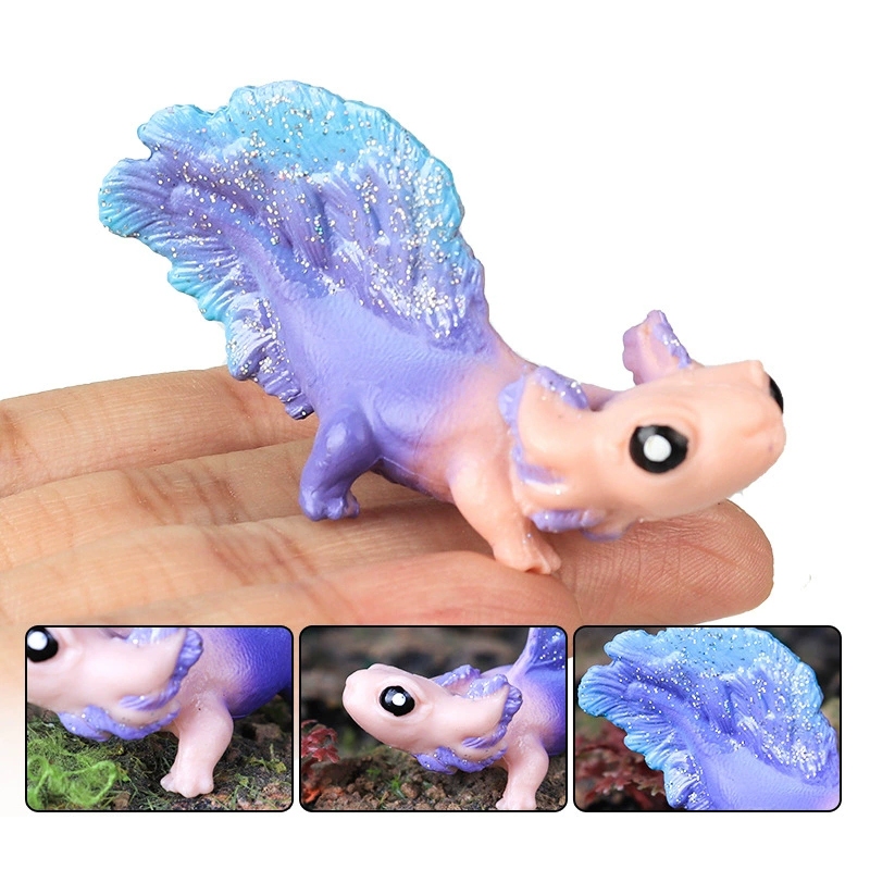 Mô phỏng mô hình động vật salamander elf trẻ em trang trí trang trí đồ chơi dễ thương