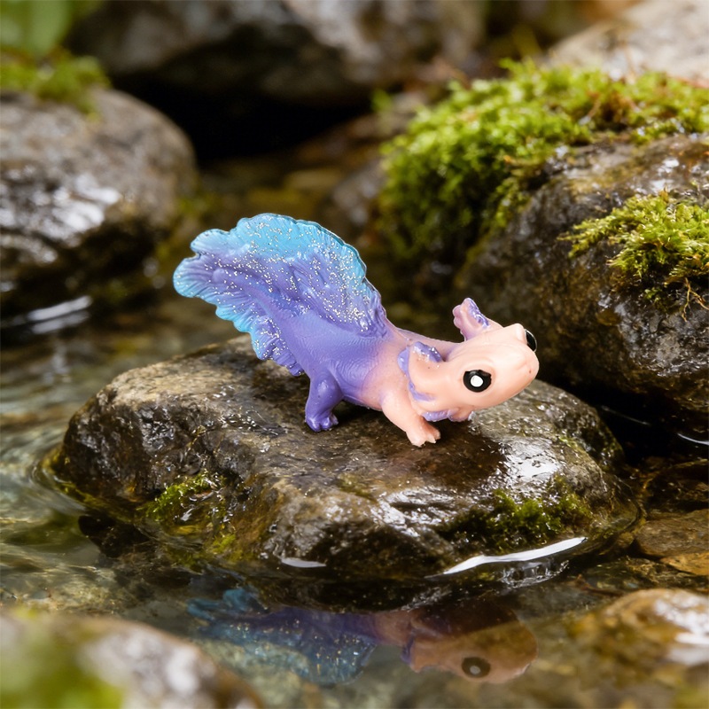 Mô phỏng mô hình động vật salamander elf trẻ em trang trí trang trí đồ chơi dễ thương