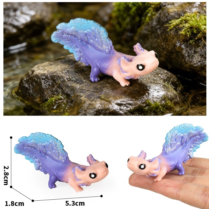 Mô phỏng mô hình động vật salamander elf trẻ em trang trí trang trí đồ chơi dễ thương