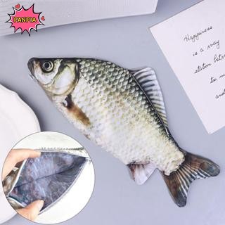 ⚡12h⚡[PNPIA] Túi đựng bút cá chép Crucian Hình dạng cá thực tế Túi đựng bút chì có khóa kéo Trở lại trường học Túi đựng bút chì VN