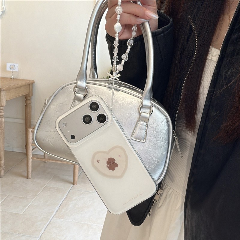 Ốp điện thoại iPhone 17 Pro max 16 Pro max họa tiết chó con TPU materia IMD