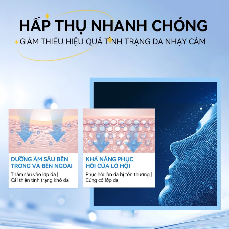 [UNO] Sữa rửa mặt nam sảng khoái (Xanh dương) và dưỡng ẩm (Xanh dương) Bộ: 130g + 160ml
