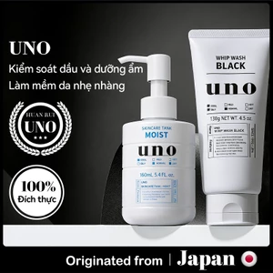 Sữa rửa mặt nam kiểm soát dầu (Đen) và Sữa dưỡng ẩm (Xanh dương) 130g + 160ml