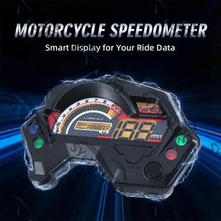 Đồng hồ đo tốc độ xe máy Màn hình LCD kỹ thuật số cho Yamaha FZ16 FZ 2.0 16 FZ S / Fz V1 / Fazer Tachometer