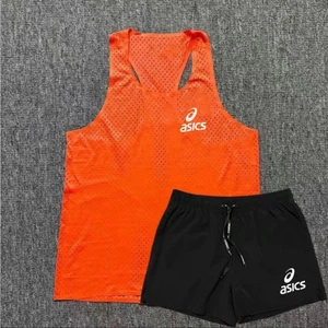 Bộ đồ thể thao chạy bộ ngoài trời dành cho nam chạy bộ Marathon nhanh khô thoáng khí Quần lót ba điểm