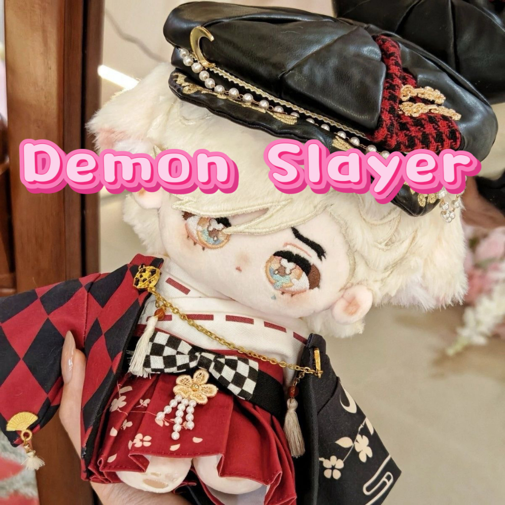 Anime Sang Trọng Demon Slayer Búp Bê Dễ Thương Douma Đồ Chơi Nhồi Bông Sang Trọng Cho Trẻ Em 20cm