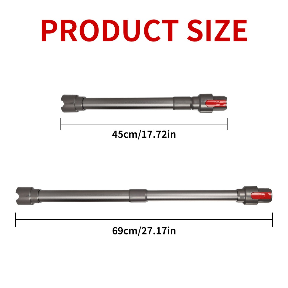 Áp dụng cho máy hút bụi Dyson ống dẫn điện bằng kính thiên văn V7 V8 V10 V11 thanh nối dài ống cong