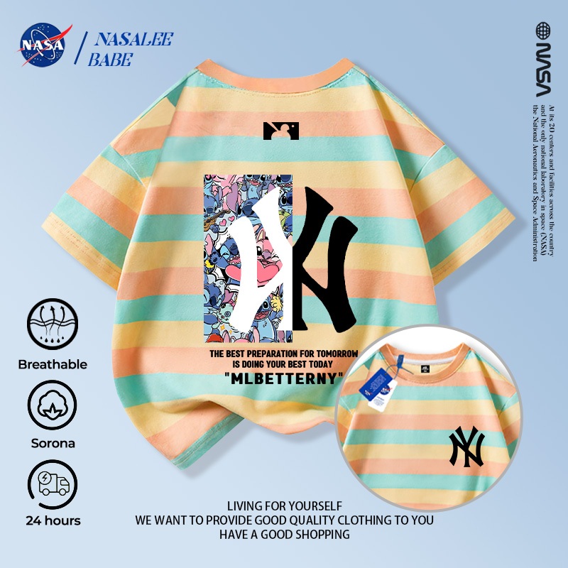 NASA Trẻ Em Đen Trắng Màu Phù Hợp Với Bán Chạy In Hình Bé Trai Bé Gái 2-16 Tuổi Mùa Hè Áo Ngắn Tay