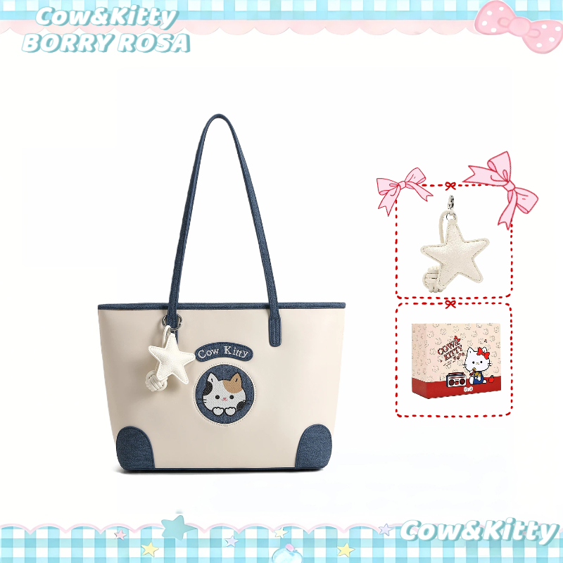 túi tote Cow&Kitty/BORRY ROSA Túi Tote màu hồng Túi xách | Shopee Việt Nam