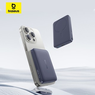 Pin sạc dự phòng không dây FM11 22.5W BASEUS 10000mah mini có nam châm thích hợp cho phone