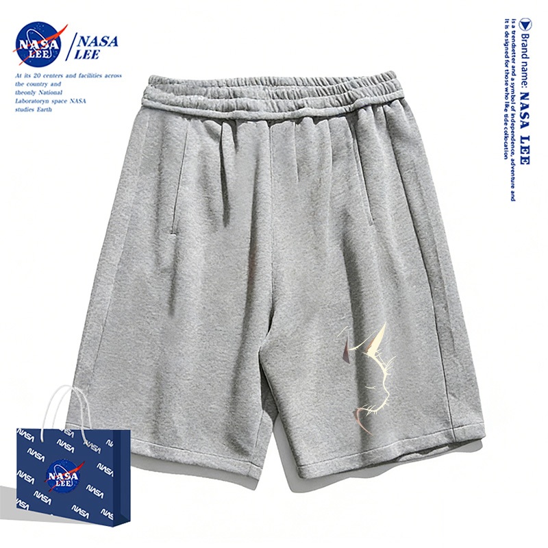 Quần short trẻ em NASA màu đen, họa tiết mèo, phong cách thoải mái, mùa hè 2026, dễ phối đồ cho bé trai và bé gái
