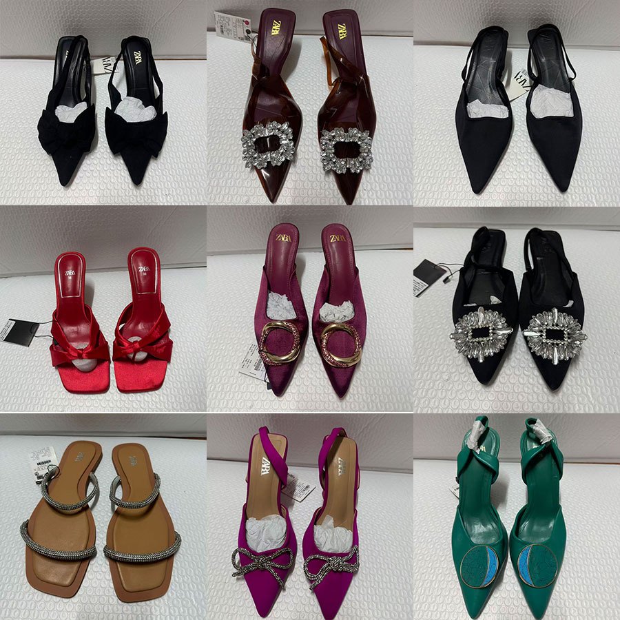 Giày nữ chế biến thanh lý giày cao gót ZARA / CNK