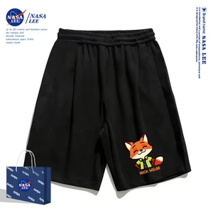Quần short trẻ em NASA màu đen, họa tiết Nick, mùa hè 2026, thoải mái cho bé trai và bé gái