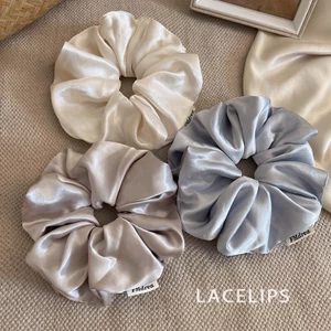 2026 Phong Cách Mới Bóng Tóc Dây Cao Cấp Satin Scrunchy Buộc Tóc
