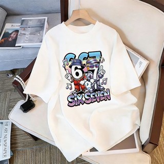 ✨Hàng có sẵn✨WASSUP Áo thun nam in họa tiết 6-7 - Mẫu mới! 100% cotton, thời trang, Unisex.