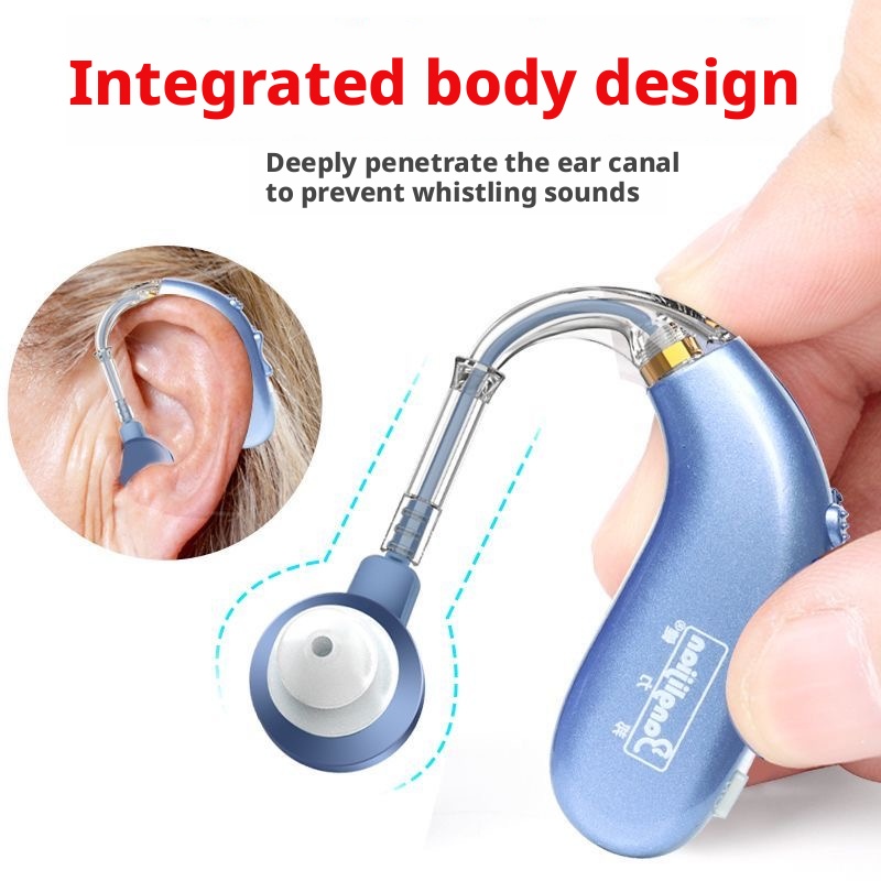 Máy trợ thính người cao tuổi có thể sạc lại với bộ khuếch đại âm thanh và giọng nói có thể điều chỉnh