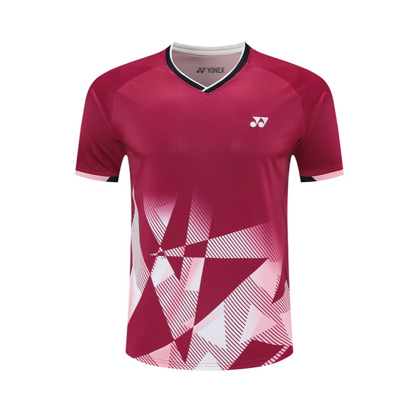 Áo ngắn tay YONEX thoáng khí, khô nhanh, phù hợp cho chạy bộ