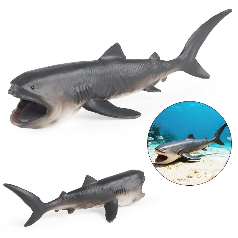 Trẻ Em Mô Phỏng Chắc Chắn Động Vật Biển Mô Hình Đồ Chơi Cá Voi Cá Mập Megalodon Hổ Cá Mập Quà Tặng Giáo Dục Đồ Trang Trí