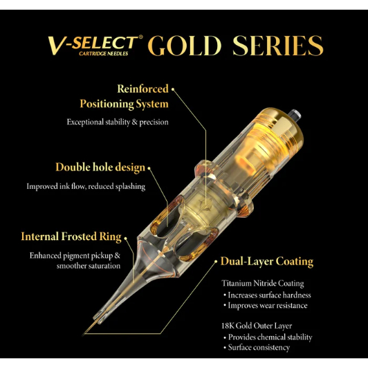 Kim hộp mực EZ TATTOO V-Select Gold Series