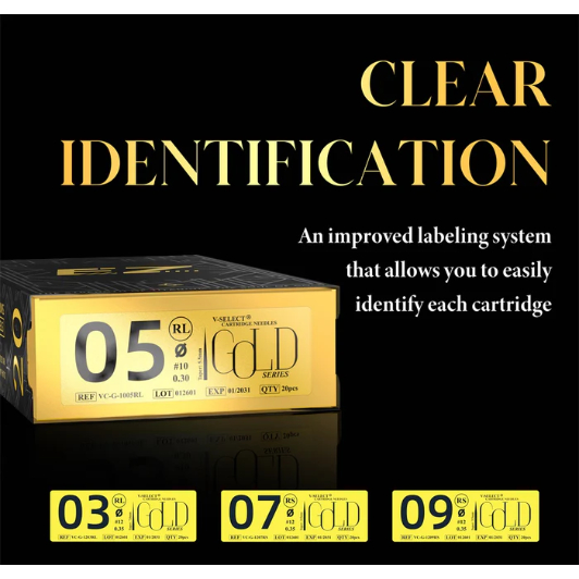 Kim hộp mực EZ TATTOO V-Select Gold Series
