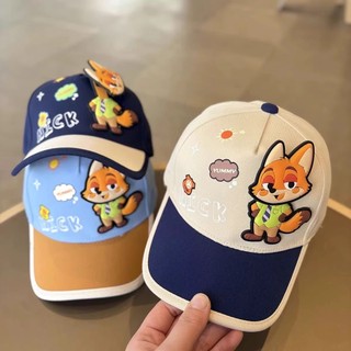 Trẻ Em Zootopia Nick Và Judy Mũ Cho Bé Trai Và Bé Gái Mũ Bóng Chày Với Họa Tiết Hoạt Hình 3D Thích Hợp Cho Bé 2-7 Tuổi